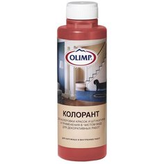 Колеровочная паста OLIMP Колорант 109 Красный 0.5 л