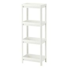 VESKEN вескен Стеллаж, белый36x23x100 см Ikea