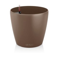 Кашпо Лечуза Classico Color 18х17 см мускатный орех с автополивом шт Lechuza