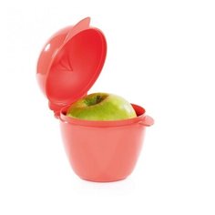 Ланч-бокс, шкатулка, Контейнер Tupperware "Яблоко", 250 мл, коралловый