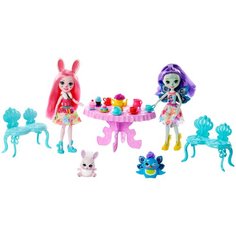 Игровой набор Enchantimals Чаепитие Пэттер Павлины и Бри Кроли, GLD41