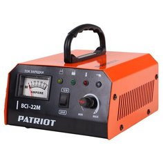 Зарядное устройство PATRIOT BCI-22M черный/оранжевый Патриот