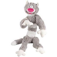 Мягкая игрушка Fancy Кот Бекон серый, 112 см серый 112 см