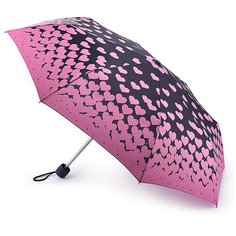 L354-3623 FloatingHearts (Розовые сердца) Зонт женский механика Fulton