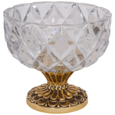 Фруктовница - конфетница Бриз бронзовый Bogacho