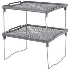 Набор 2 подставок "Лофт" серый на металлических ножках EL Casa