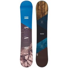 Сноуборд HEAD Transit (20-21), 162W см, синий/коричневый
