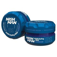 NISH MAN Воск 01 Gumgum, сильная фиксация, 150 мл
