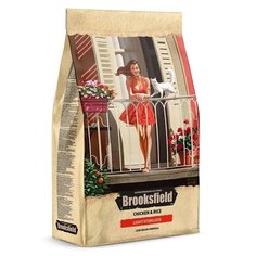 Brooksfield Low Grain Adult Cat Light/Sterilized Chicken Сухой корм для стерилизованных кошек и кастрированных котов 7,5кг Курица/рис