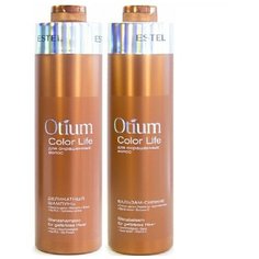 Деликатный шампунь OTIUM COLOR LIFE 1000 мл ESTEL + бальзам 1000 мл
