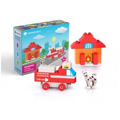 Конструктор Нордпласт Играй, Создавай 480609 Пожарная часть