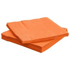 Салфетки, Bouquet Elegance, Оранжевый, 33*33 см, 25 шт. Дон Баллон