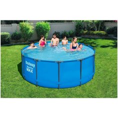 Бассейн каркасный круглый 366х133см Bestway SteelPro Max 15428 без аксессуаров 0