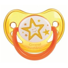 Пустышка анатомическая Canpol Night Dreams силикон, 6-18 мес., арт. 22/501 цвет желтый