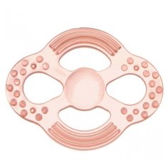 Прорезыватель мягкий - прозрачный Canpol арт. 9/501, 0м+, цвет розовый, форма НЛО