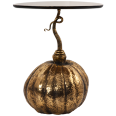 Декоративный столик BOGACHO Королева осени бронза ручная работа