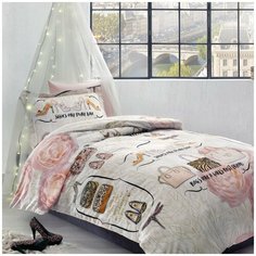 Детское постельное белье Tivolyo Home INNA хлопковый сатин делюкс 1,5 спальный