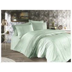 Постельное белье Grazie Home ARIANA хлопковый сатин делюкс ментоловый евро
