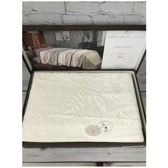 Махровая простынь для укрывания Pupilla AMAZON хлопок кремовый 220х240