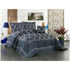 Покрывало Grazie Home MONTANA жаккард индиго 260х270