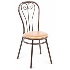 Стулья для кафе Экспресс офис Версаль MD, обивка: искусственная кожа, цвет: искусственная кожа оранжевая