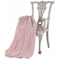 Плед-покрывало Tivolyo Home FAVO SOFT велсофт пудра 200х220