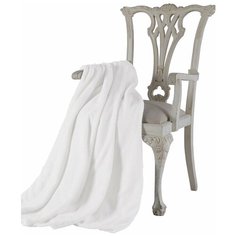 Плед-покрывало Tivolyo Home FAVO SOFT велсофт кремовый 160х220