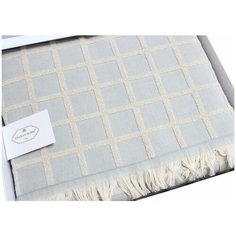 Махровая простынь-покрывало для укрывания Tivolyo Home CHANEL хлопок бирюзовый 160х220