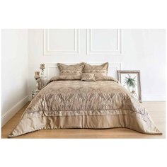 Покрывало Soft Cotton AMARA жаккард тёмно-коричневый 260х270