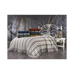 Вязаный плед-покрывало Grazie Home ALMIRA красный 220х240