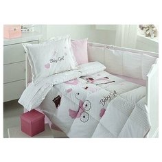 Набор в кроватку для новорожденных с одеялом Ozdilek BABY GIRL