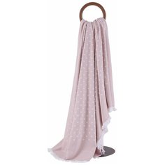Покрывало пике Tivolyo Home HEARTS PVC хлопок розовый 220х240