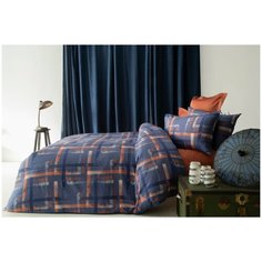 Постельное белье Issimo Home SATIN KARLIS хлопковый сатин делюкс кирпичный семейный