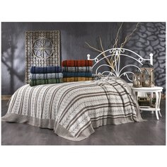Вязаный плед-покрывало Grazie Home ALMIRA фиолетовый 220х240