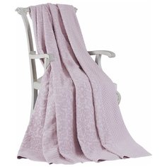 Махровая простынь-покрывало для укрывания Tivolyo Home ELIPS хлопок лиловый 220х240
