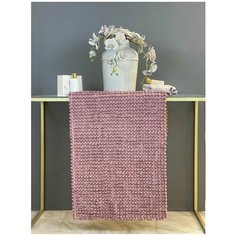 Набор ковриков для ванной Tivolyo home BUBBLES фиолетовый 50х60, 60х100