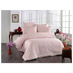 Постельное белье Grazie Home VIANOVA хлопковый сатин-жаккард делюкс пудра евро