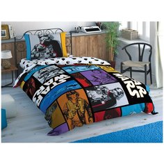 Детское постельное белье TAC STAR WARS FORCE AWAKENS хлопковый ранфорс 1,5 спальный