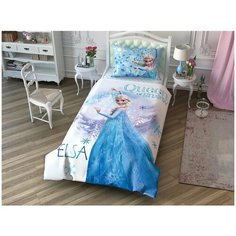 Детское постельное белье TAC FROZEN CEK хлопковый ранфорс 1,5 спальный