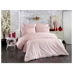 Постельное белье Grazie Home IRINOVA хлопковый сатин-жаккард делюкс пудра евро