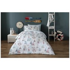 Детское постельное белье Tivolyo Home MARIN хлопковый сатин делюкс 1,5 спальный