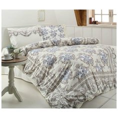 Постельное белье Ozdilek SOFT LIFE NEO CLASSIC хлопковый сатин кремовый евро (4 нав