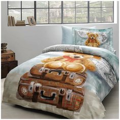 Детское постельное белье Tivolyo Home MASHA хлопковый сатин делюкс 1,5 спальный