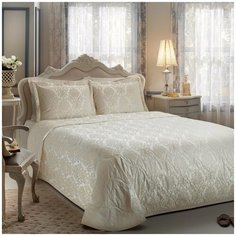 Покрывало Tivolyo Home DAMARIS жаккард кремовый 260х260