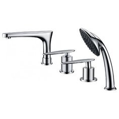 Смеситель на борт ванны Kaiser Star 02222 Хром