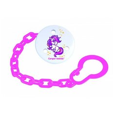 Canpol Клипса-держатель для пустышек Canpol Fairy Tale, 0м+, арт. 2/414 цвет красный