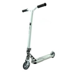 Детский трюковой самокат Y-Scoo Wolf 110 mm, white/grey