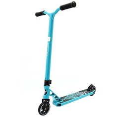 Детский трюковой самокат Y-Scoo Wolf 110 mm, black/aqua