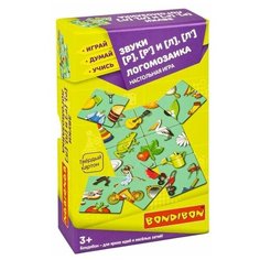 Настольная игра "логомозаика. Звуки [Р], [Р] и [Л], [Л]" Играй Думай Учись Bondibon