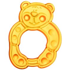 Прорезыватель мягкий Canpol арт. 13/109, 0м+, цвет желтый, форма мишка